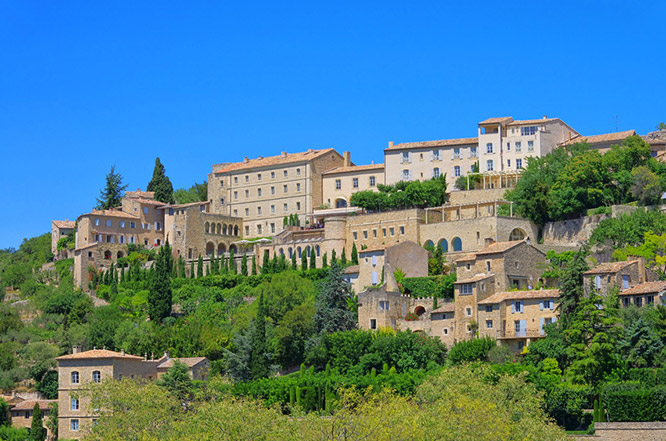 The village of Lauris, Luberon