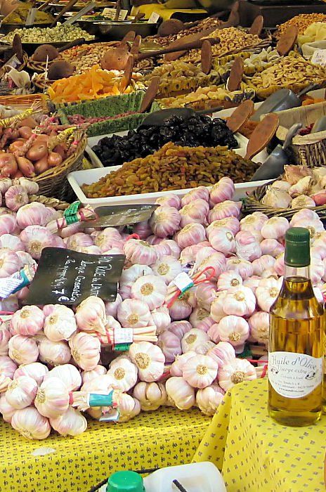 Spices and locally grown garlic